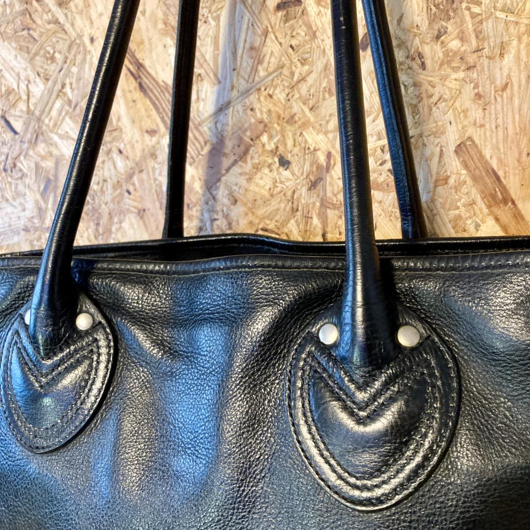 ジョーマッコイ 豊岡鞄のコラボレザートートバッグ　レザークリーニング済