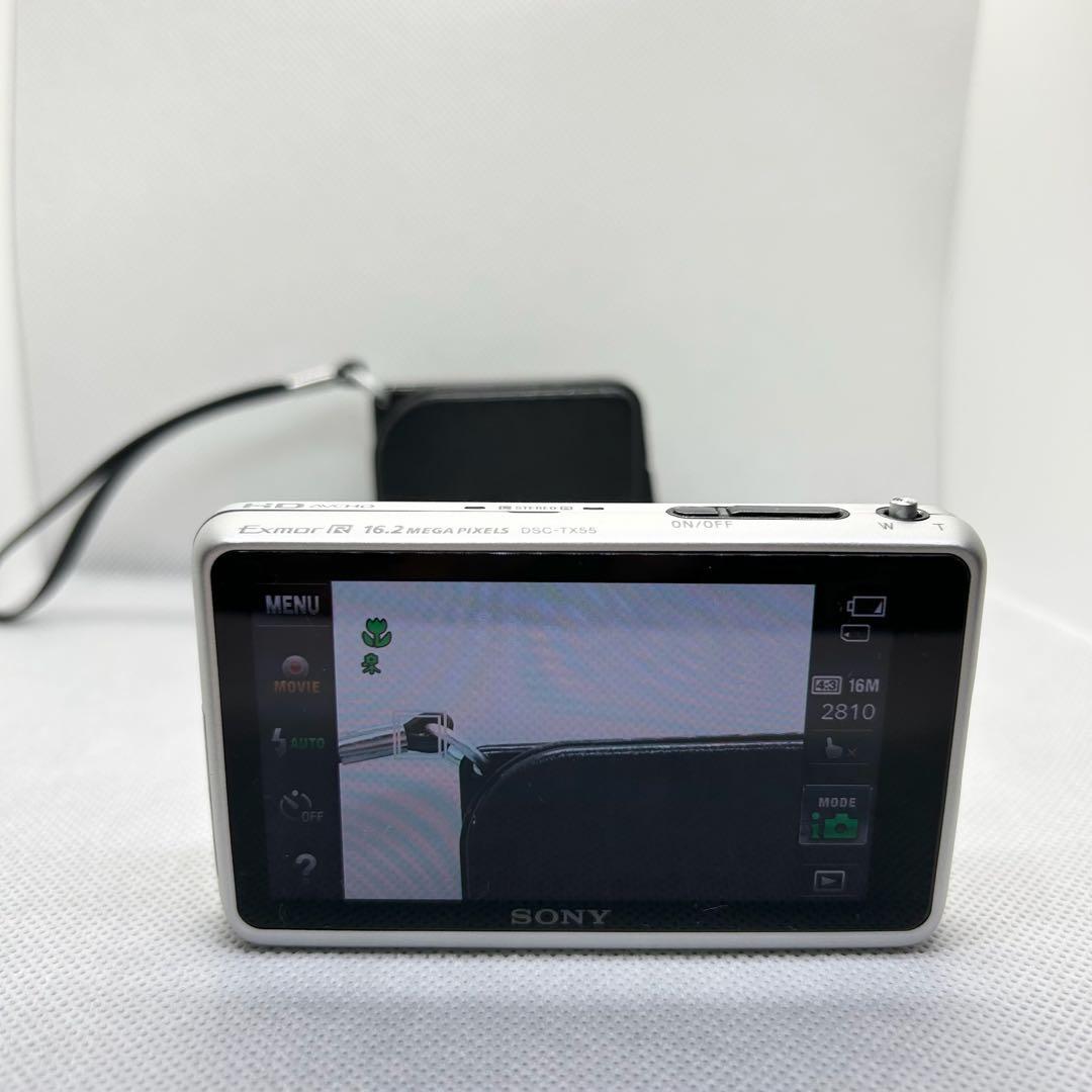 【極美品】SONY サイバーショット DSC-TX55 コンデジ ケース付き