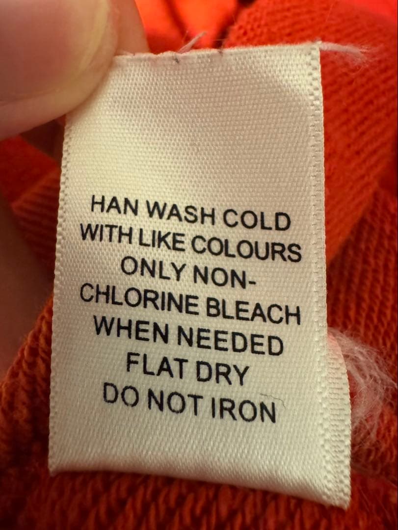 ド*画様 GALLERY DEPT. オレンジグラデーションパーカー