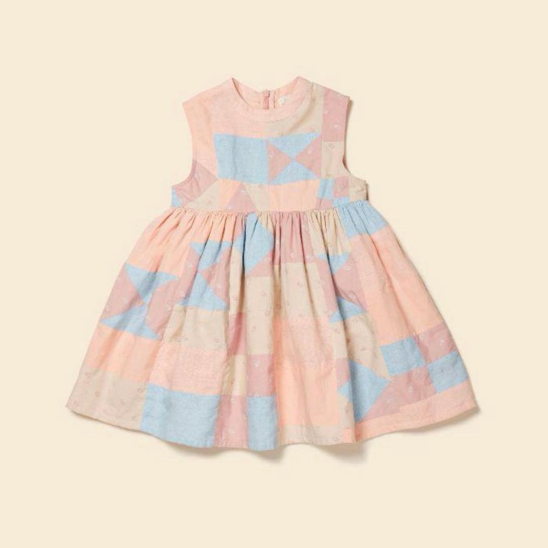 ワンピース Apolina kids wendy dress patchwork 3-5