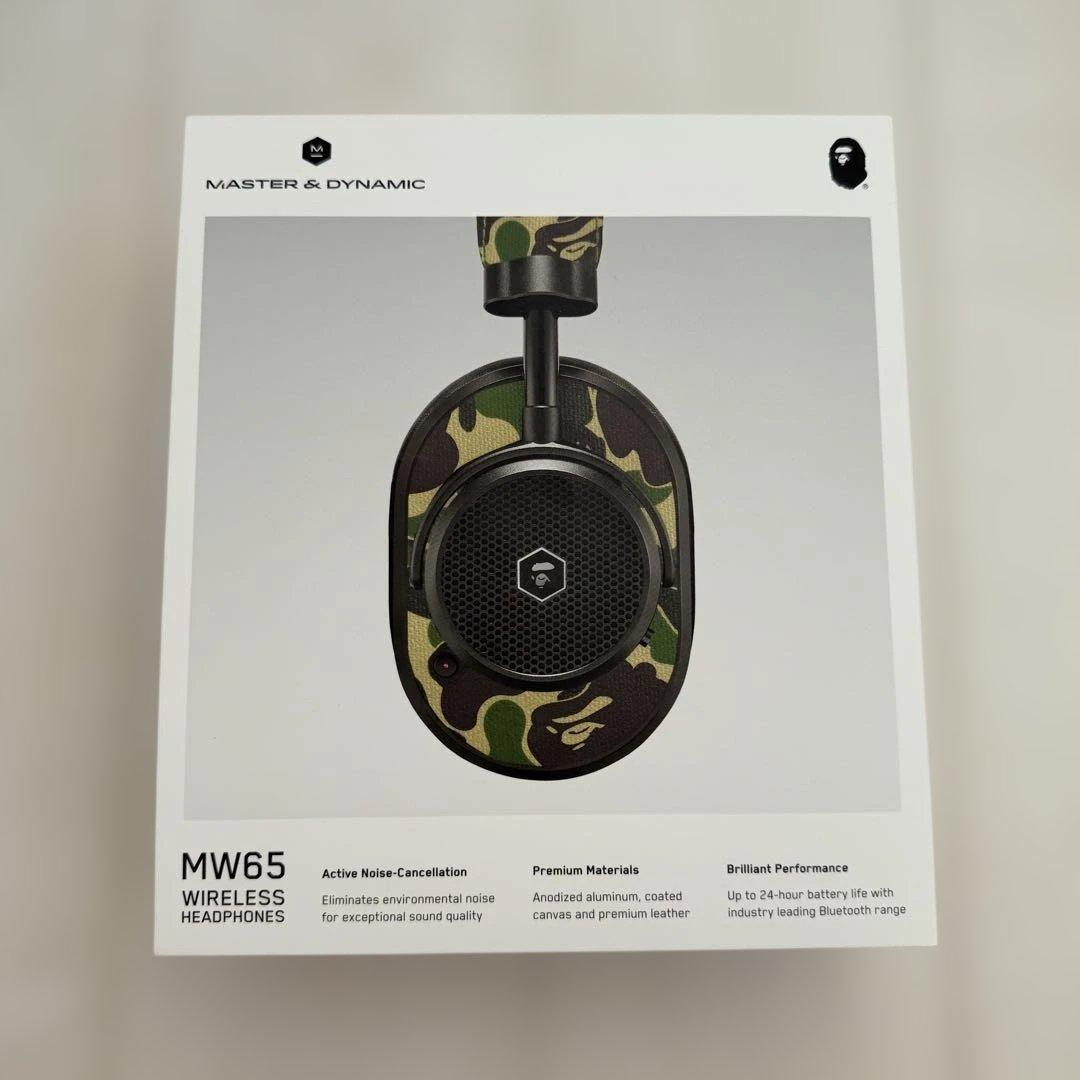 ヘッドホン BAPE X MASTER&DYNAMIC CAMO MW65 M