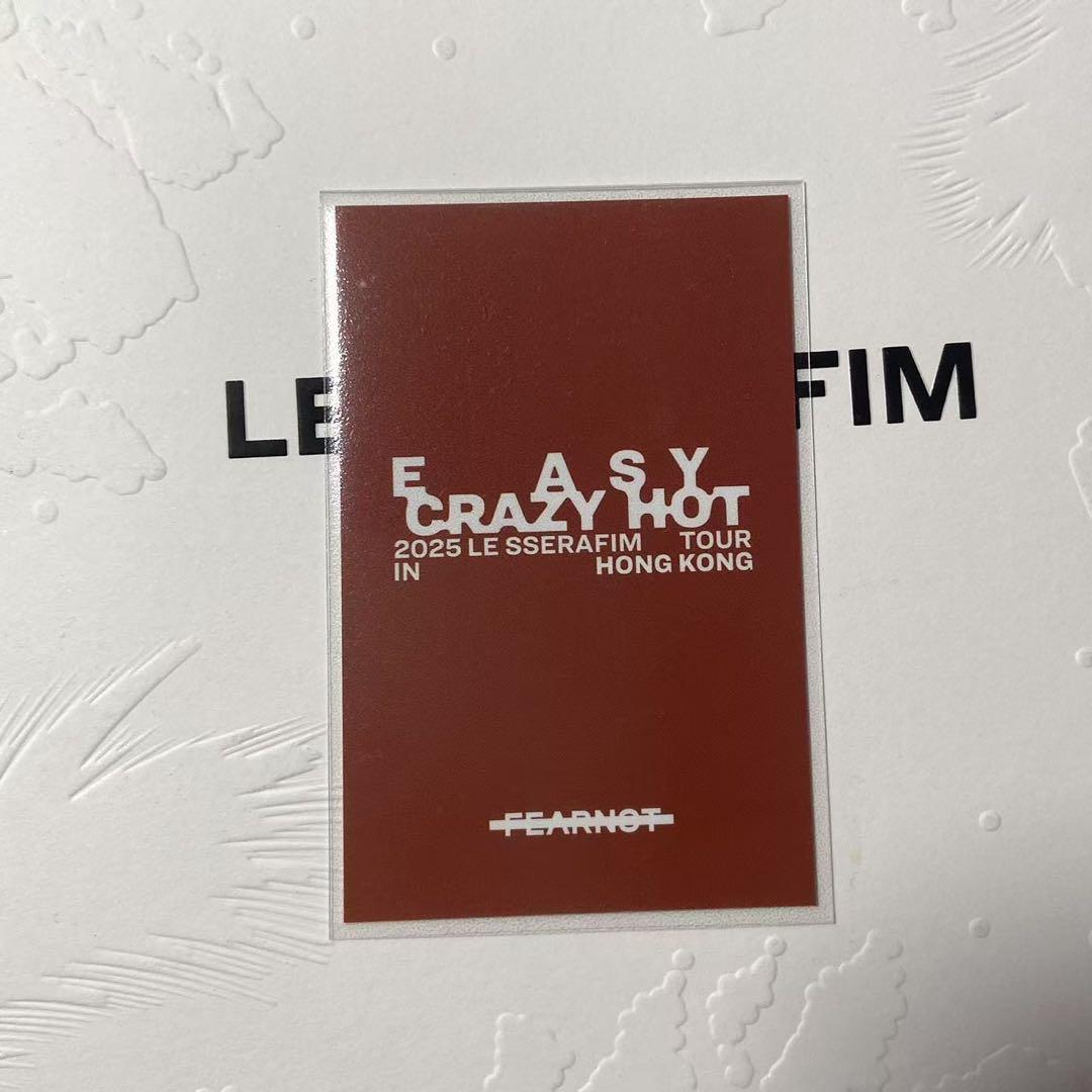 最安值 LESSERAFIM チェウォン ツアー 香港入場zone特典