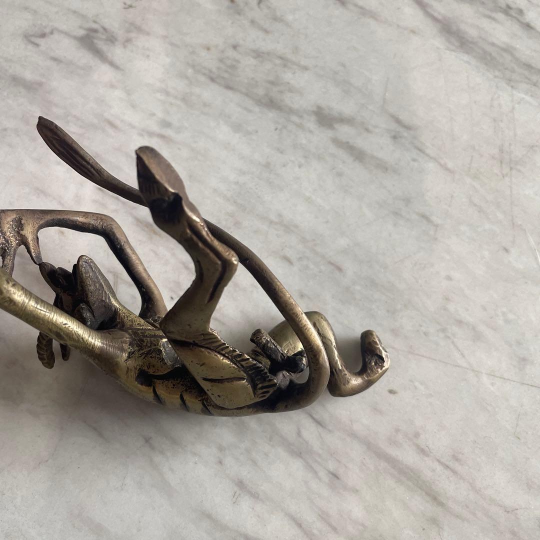 専用ヴィンテージ デビル 悪魔 アンティーク 尻尾 真鍮 獣足 ペニス サターン