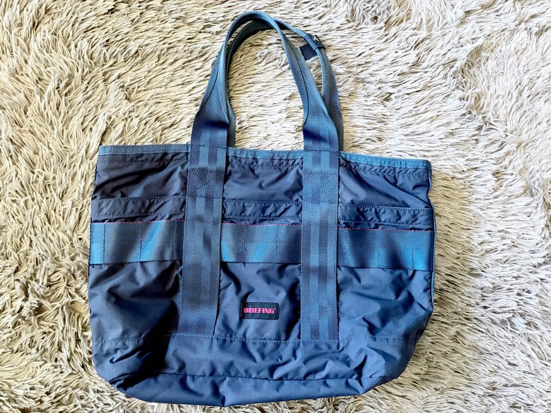 【美品】BRIEFING DISCRETE TOTE MW ネイビー