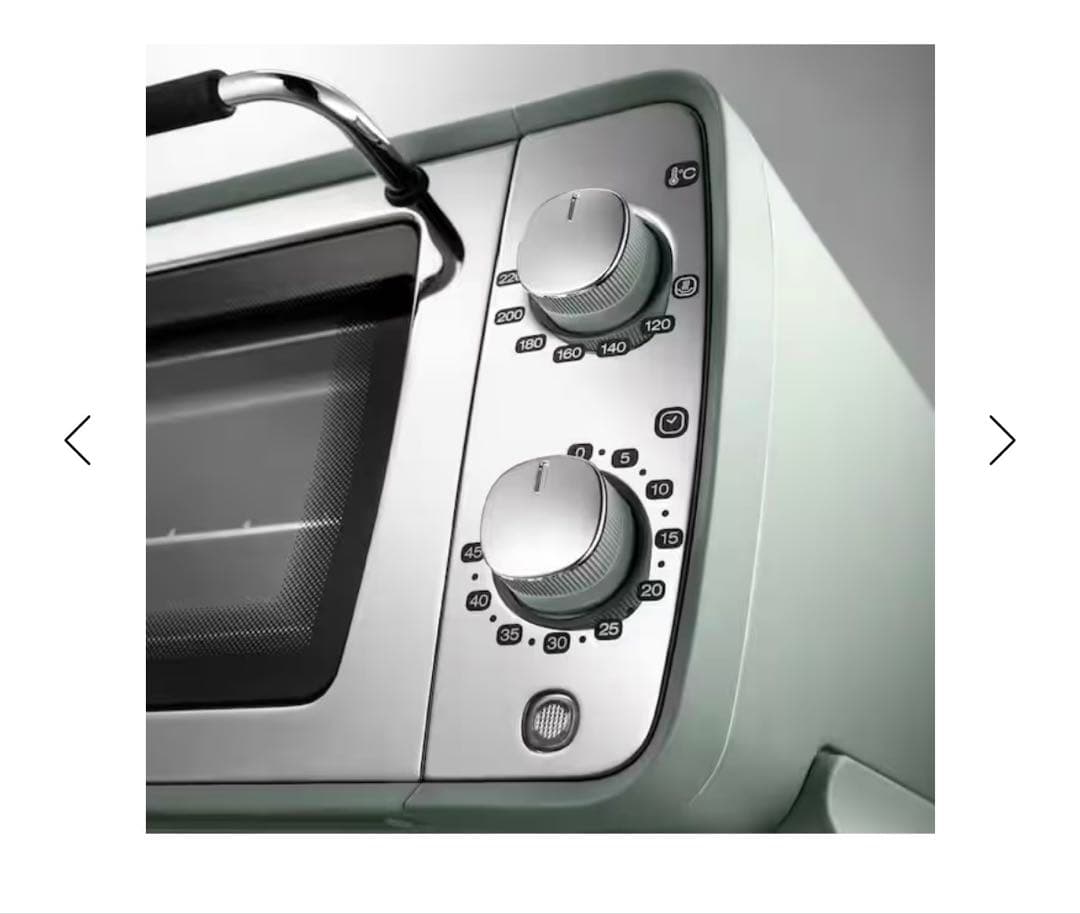 De'Longhi ディスティンタ・ペルラ オーブン＆トースター グリーン