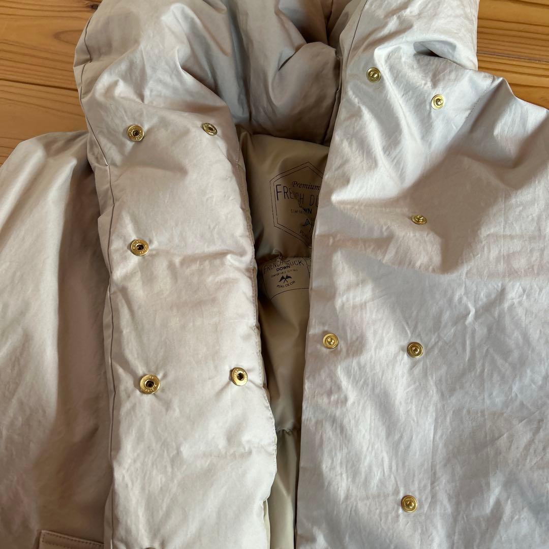 あゆみ フレンチダックダウンジャケット(フード付き)ショート丈