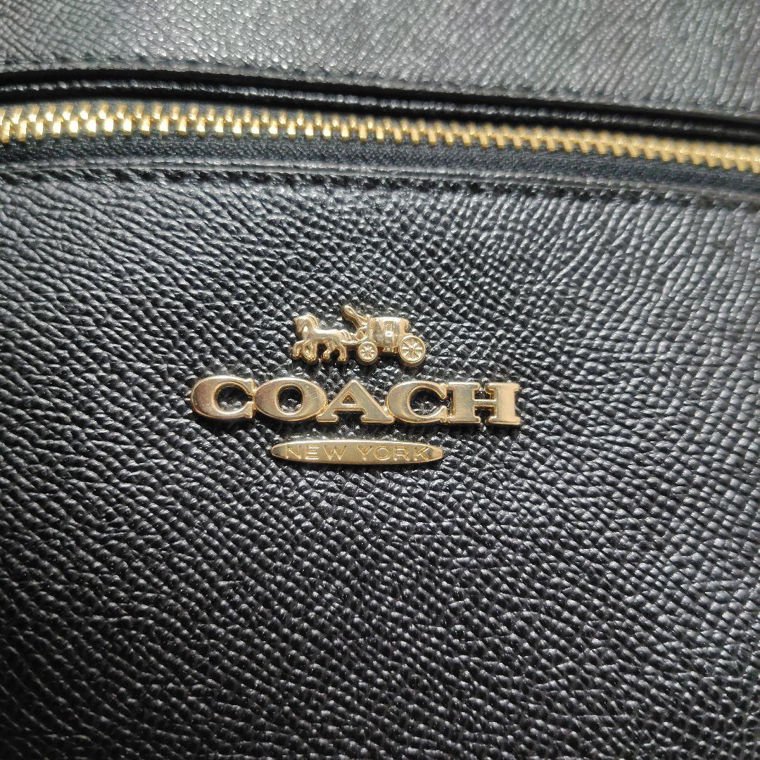 タイムセール　COACH　ケンリー　バックパック　リュック　レザー　本革　黒