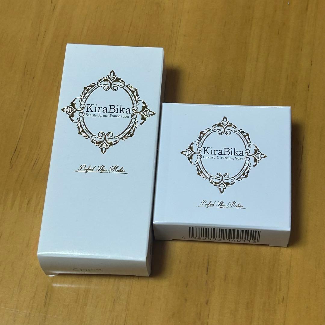 KiraBika Beauty Serum Foundation ＆ Soap