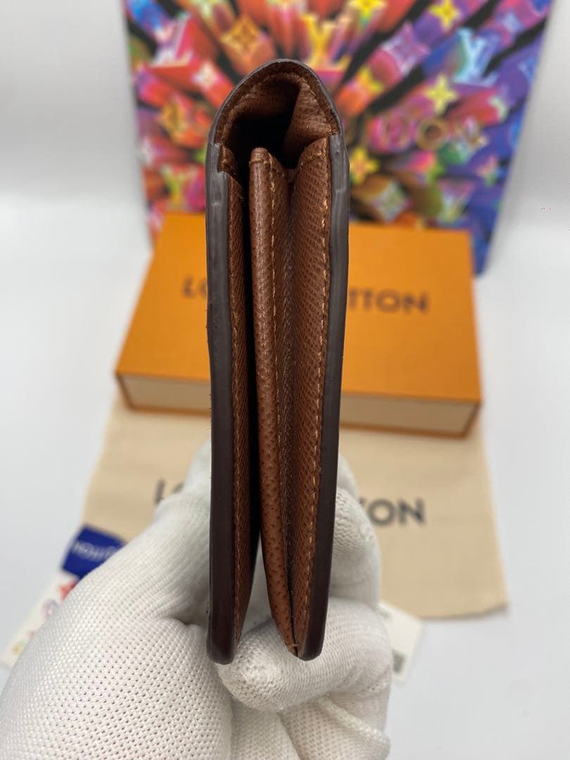 美品 ルイヴィトン モノグラム 長財布 ポルトフォイユ ブラザ 新型