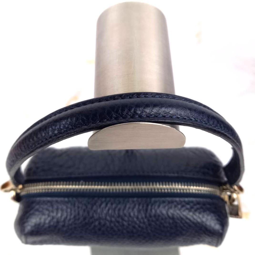 ✨未使用級✨ HIROFU ヒロフ ポーチ 本革 レザー Hロゴ ブラック