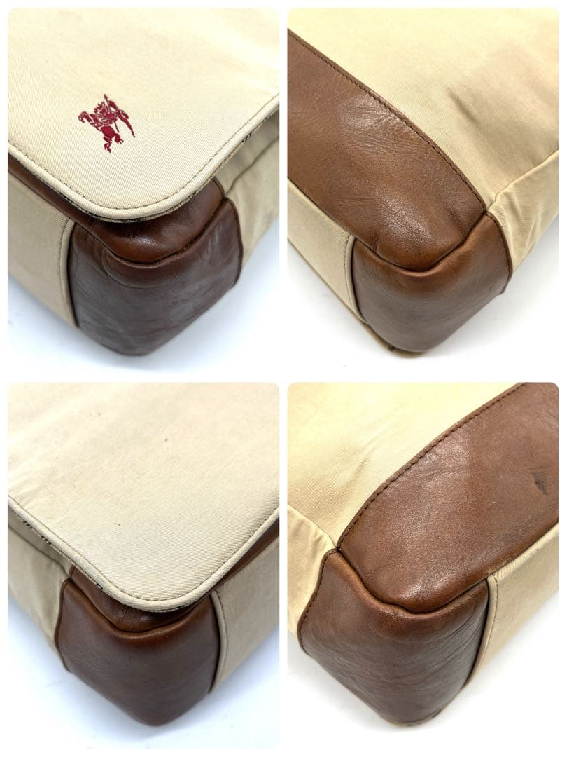 【希少】バーバリーブルーレーベル メッセンジャーバック ノバチェック A4収納