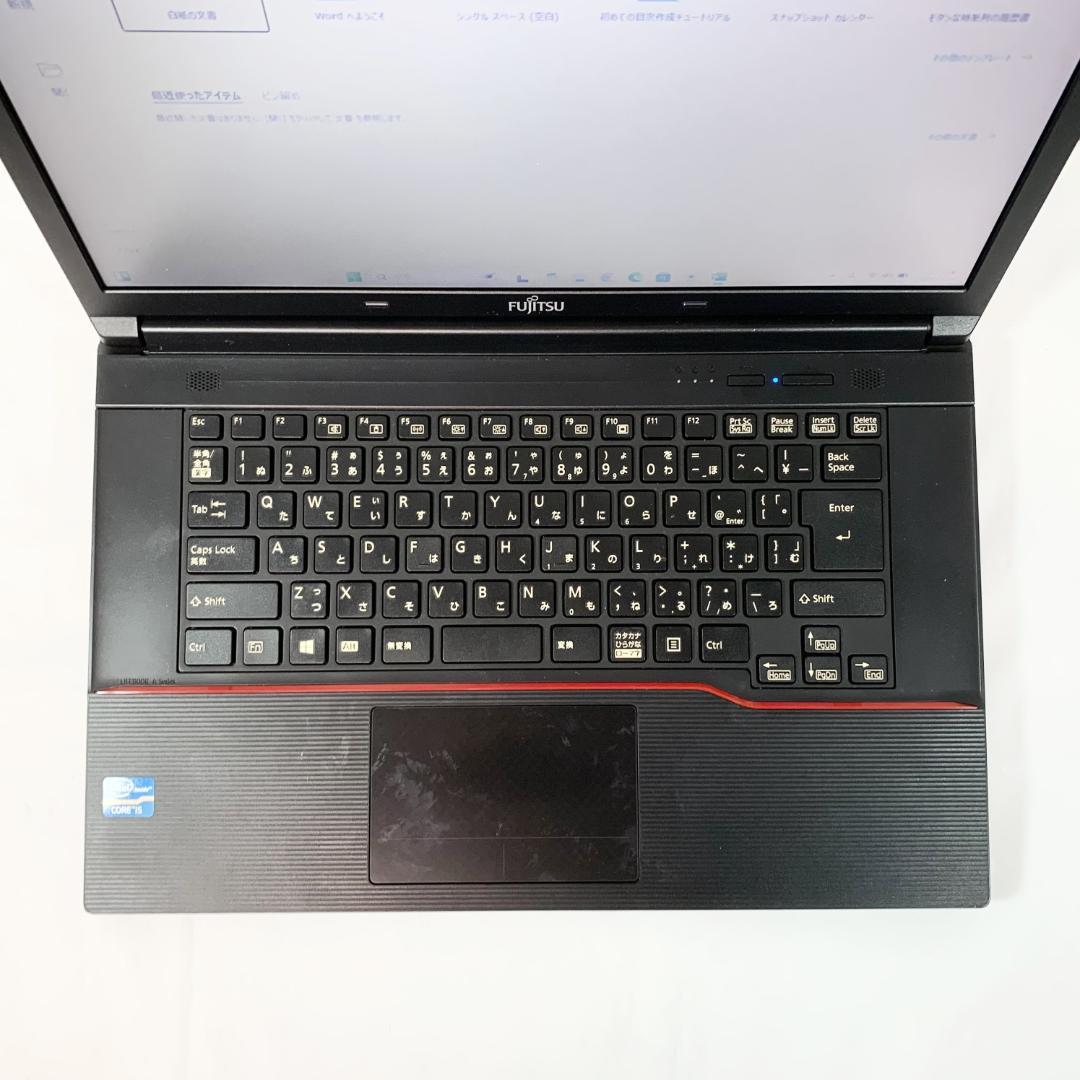 【オフィス付き✨】ノートパソコン／黒　Windows11／メモリ8GB／SSD✨