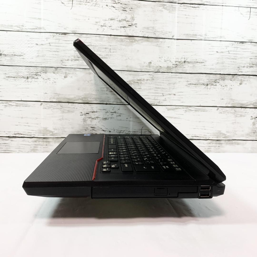 【オフィス付き✨】ノートパソコン／黒　Windows11／メモリ8GB／SSD✨