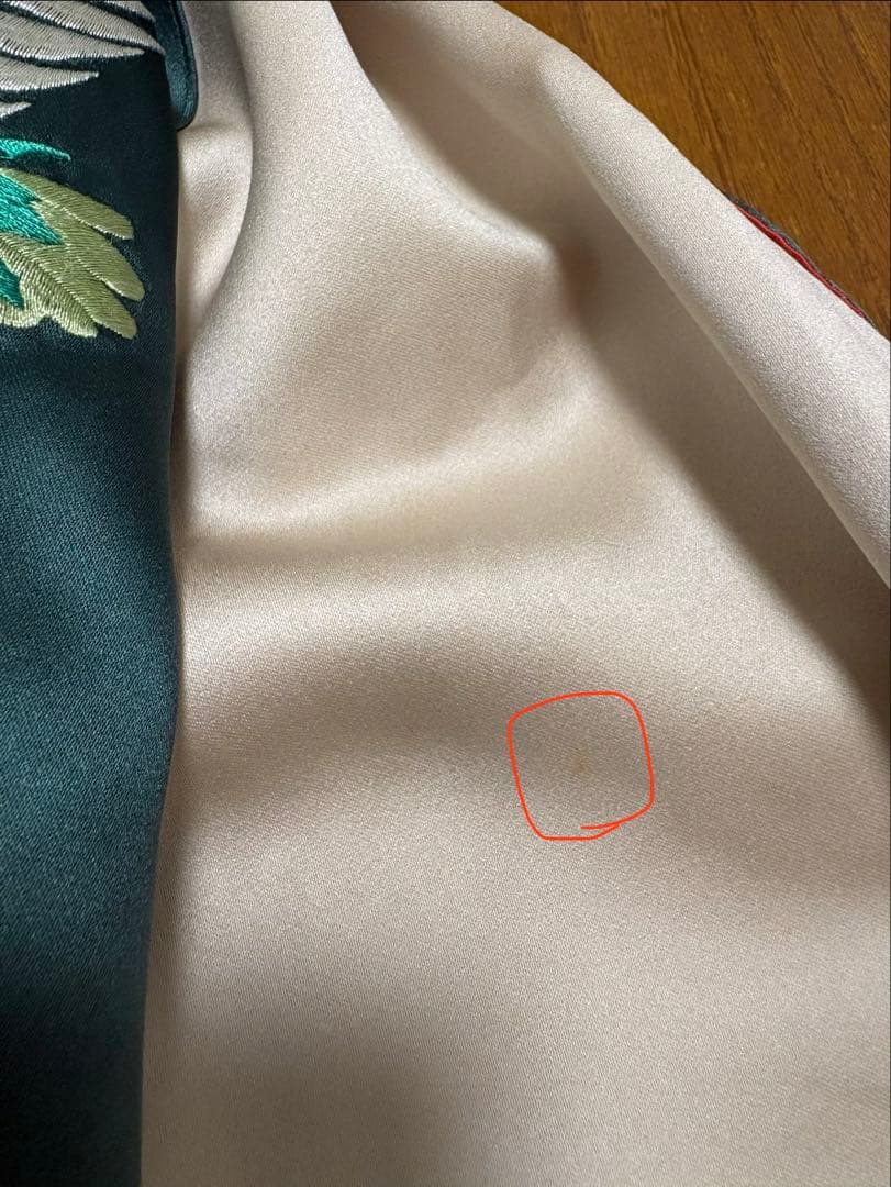 東洋テーラー スカジャン ブラウン/グリーン リバーシブル サイズL