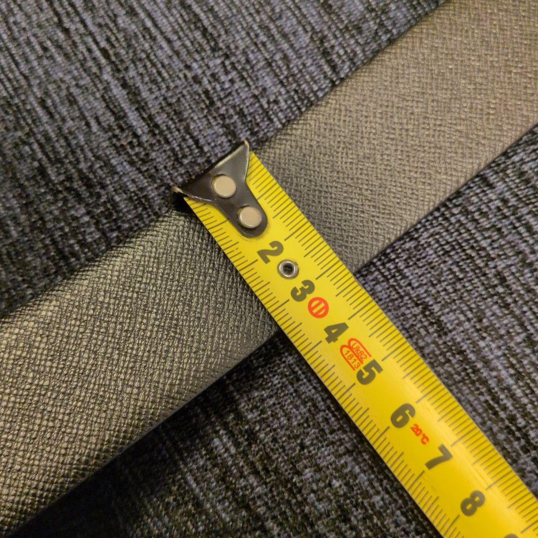 BURBERRY ブラックレザーベルト 保存袋付き