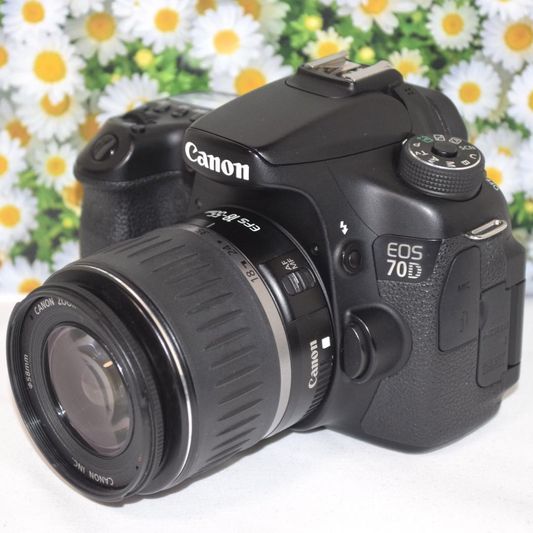 Wi-Fi搭載❤Canon EOS 70D❤高画質❤動画撮影❤高性能カメラ❤