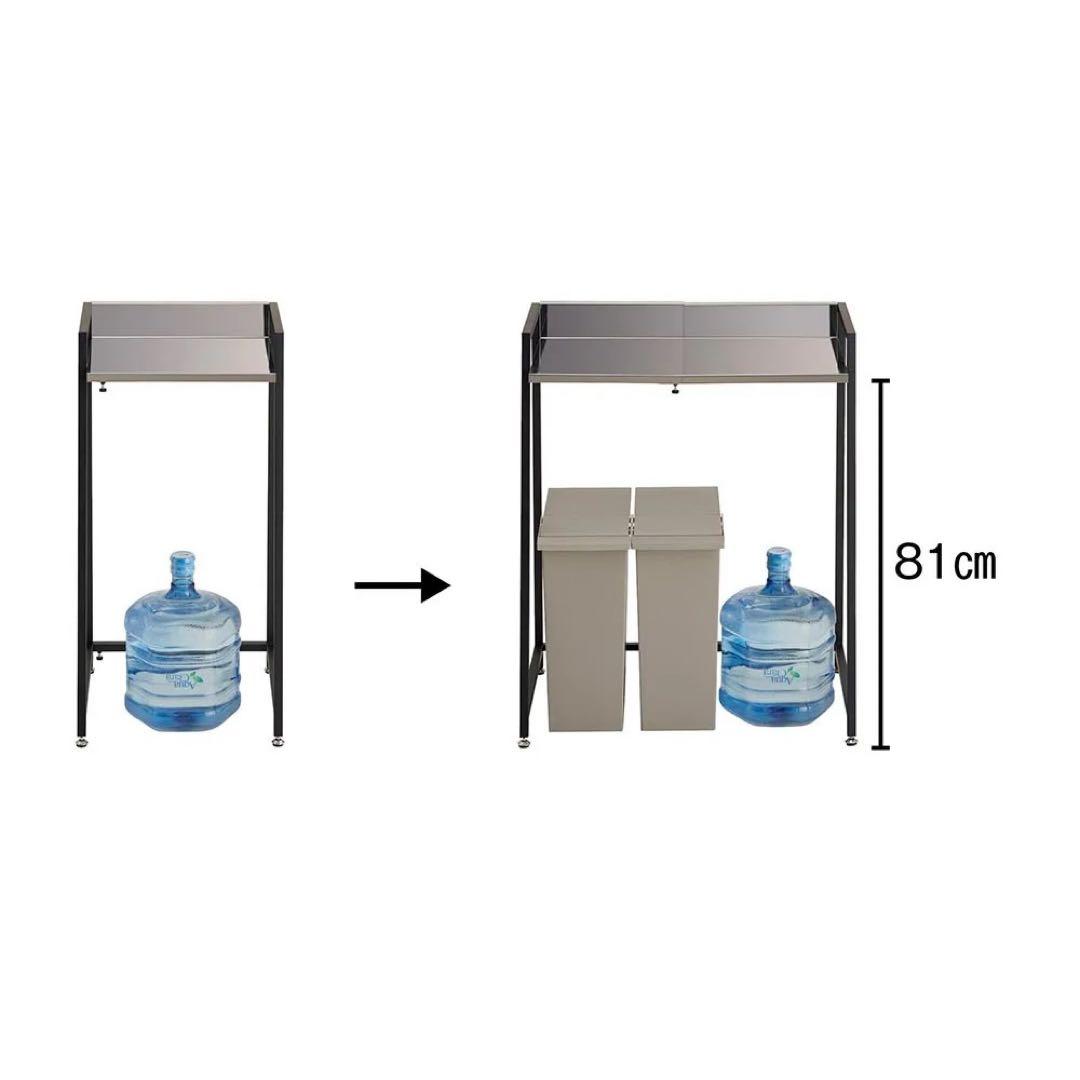 【キッチン収納／棚】Streck ストレック伸縮式ステンレストトップラック
