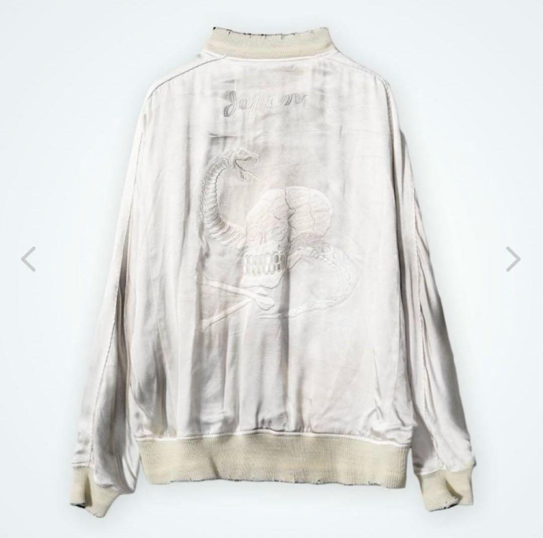 DAIRIKU ダイリク スカル スカジャン M ホワイト 25SS