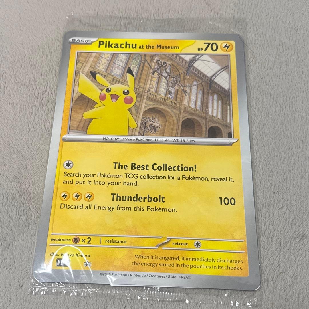 Pikachu at the Museum ピカチュウ ロンドン自然史博物館