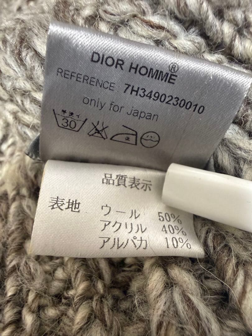 Dior クリスチャンディオール　イタリア製　グレー　マフラー