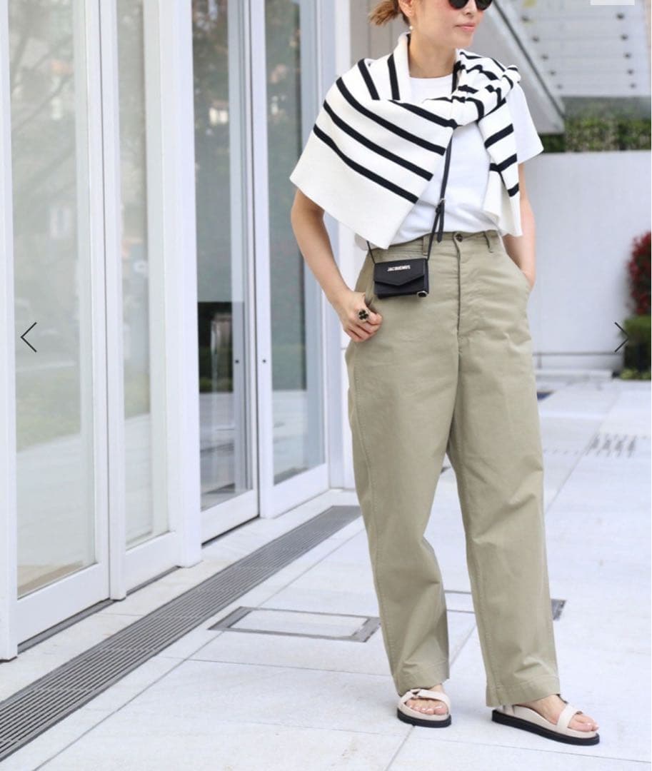 ドゥーズィエムクラス　ソーイング チョップ オールズCHINO パンツ