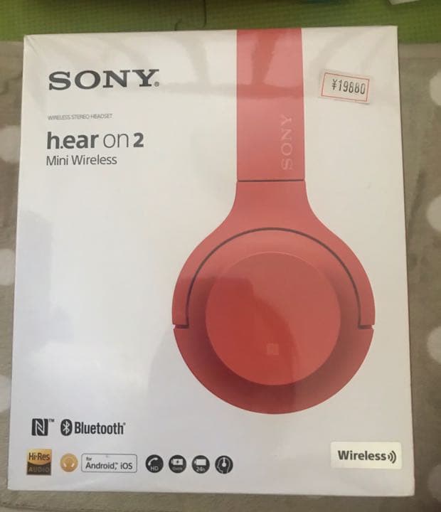 ソニーブルートゥース イヤホンWH-H800 RM E ブルートゥースヘッドホン