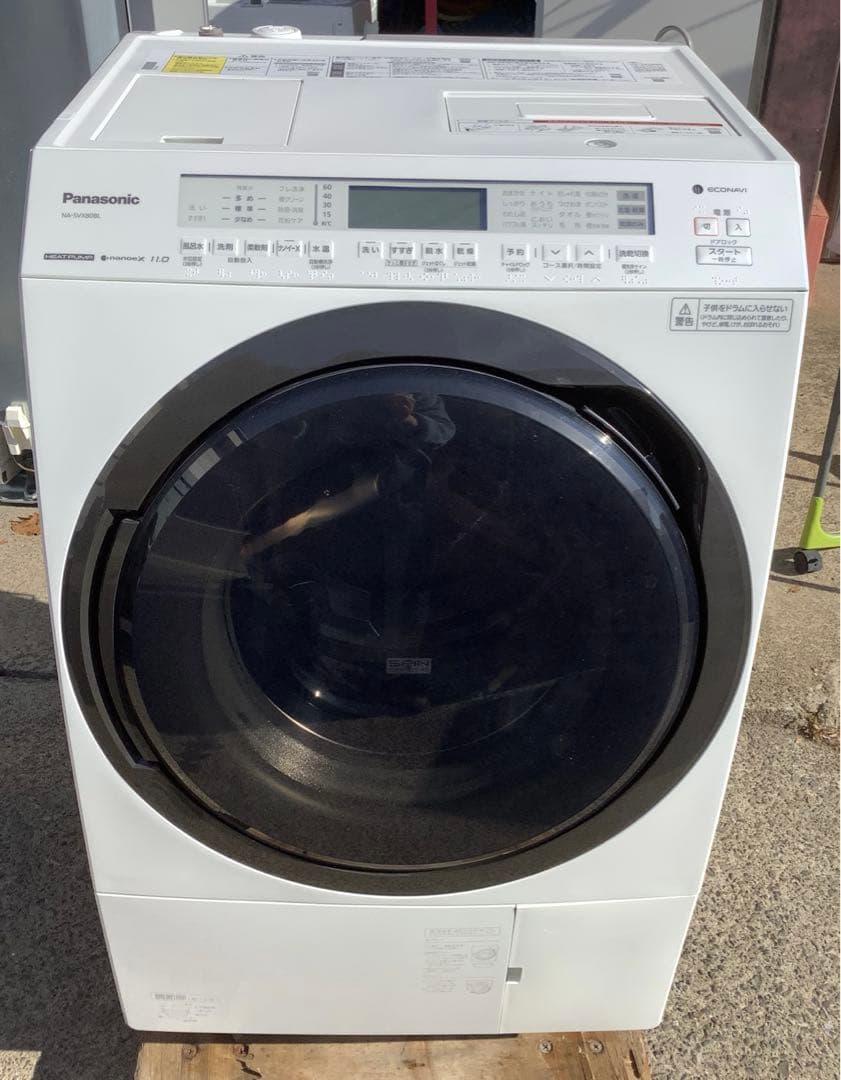 パナソニック ドラム式洗濯乾燥機 NA-SVX80BL 2021年製 洗濯機★