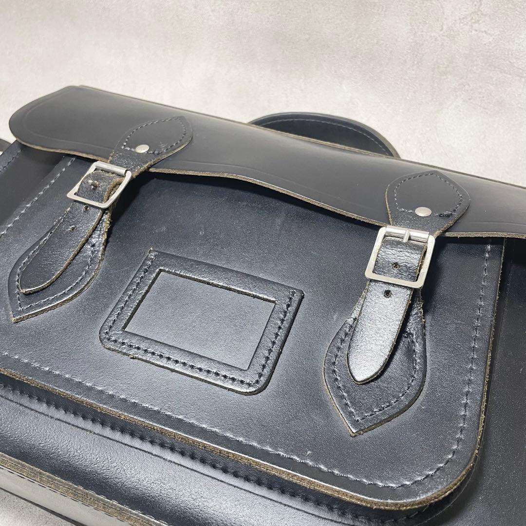 ケンブリッジ サッチェル 15インチ バッチェル レザー ショルダーバッグ 黒