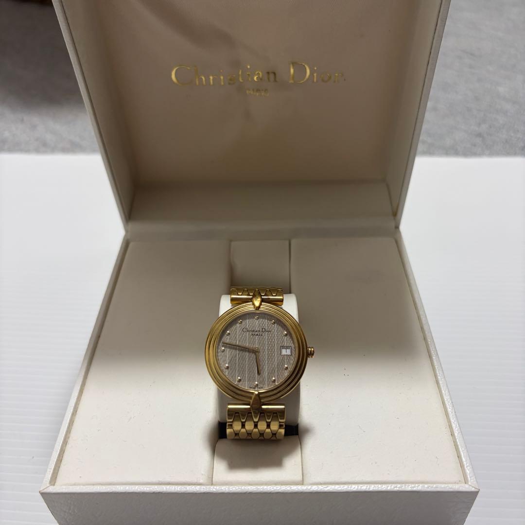 【ジャンク品】Christian Dior レディース 腕時計 D69-150