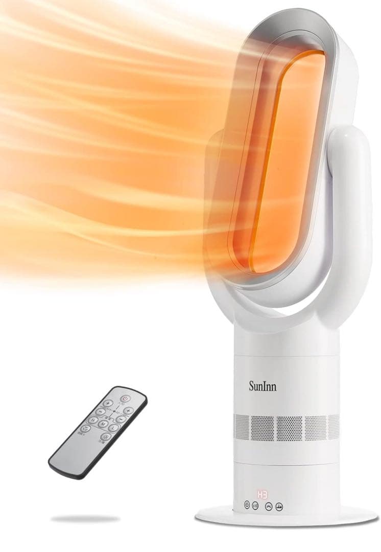 SunInn ファンヒーター、セラミックヒーター、冬と夏用