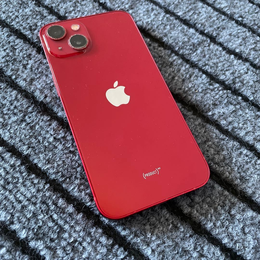 189 Apple iPhone 13 RED 256GB SIMフリー