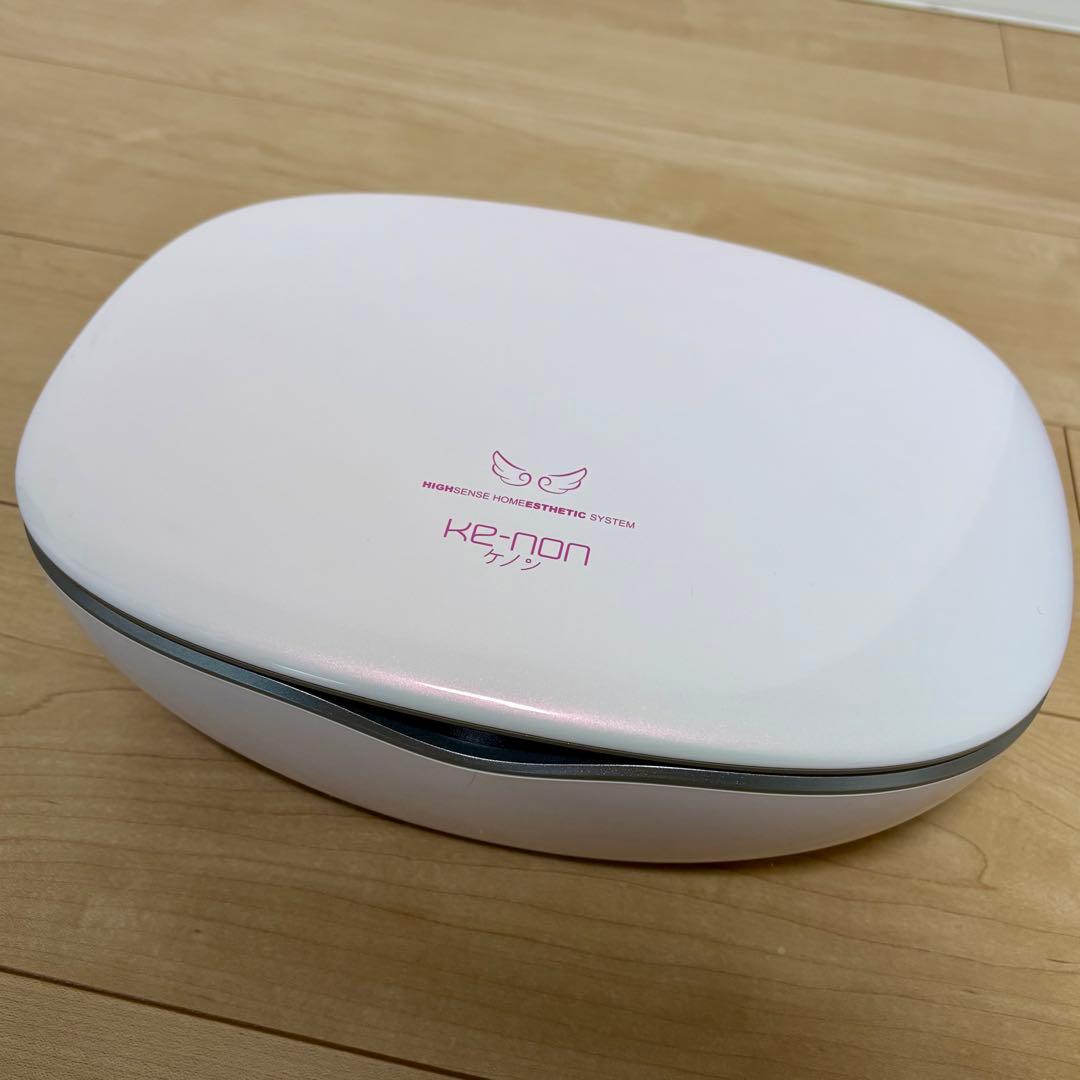 ケノン 脱毛器 Ver.6.2 眉毛脱毛器付 パールホワイト カートリッジ4個付