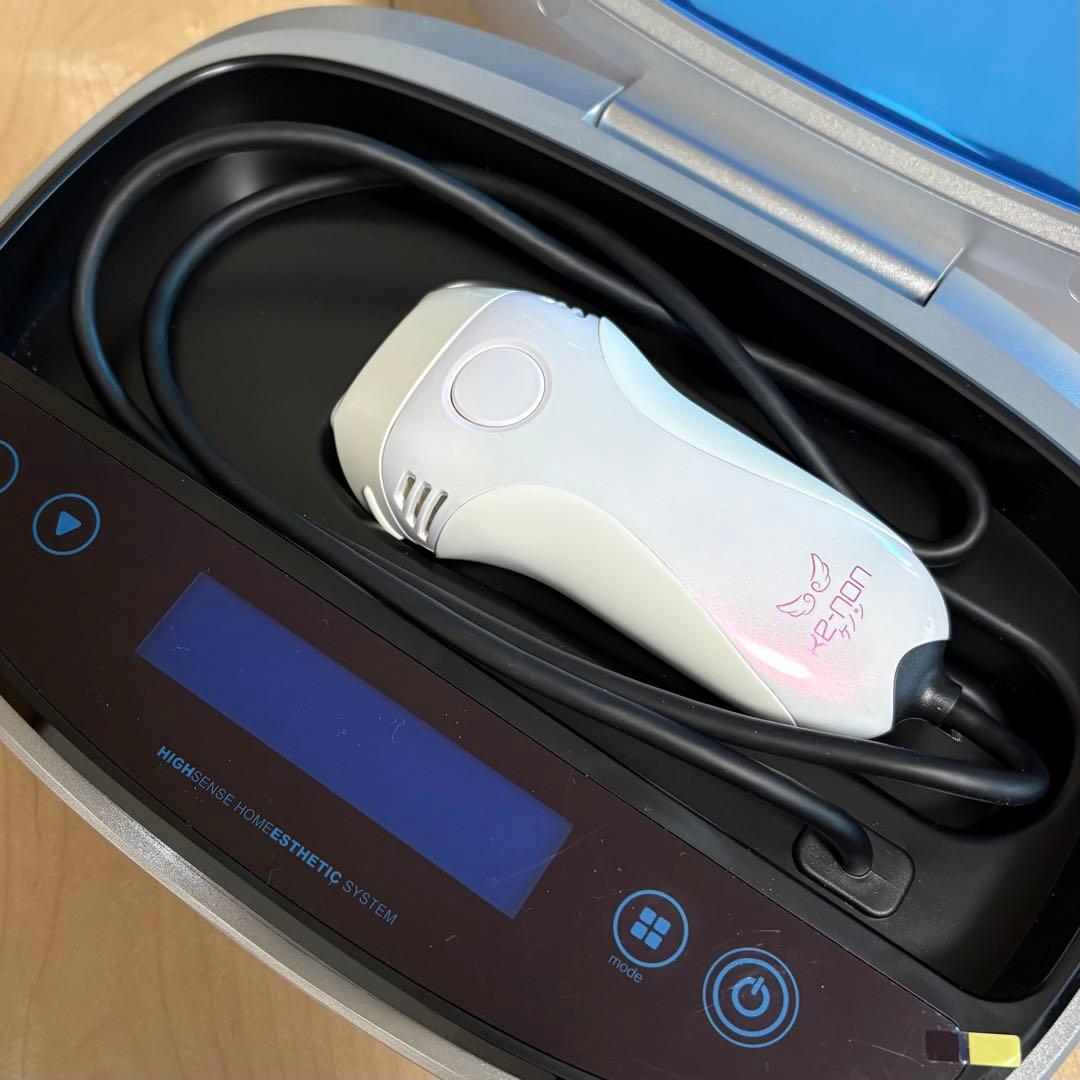 ケノン 脱毛器 Ver.6.2 眉毛脱毛器付 パールホワイト カートリッジ4個付