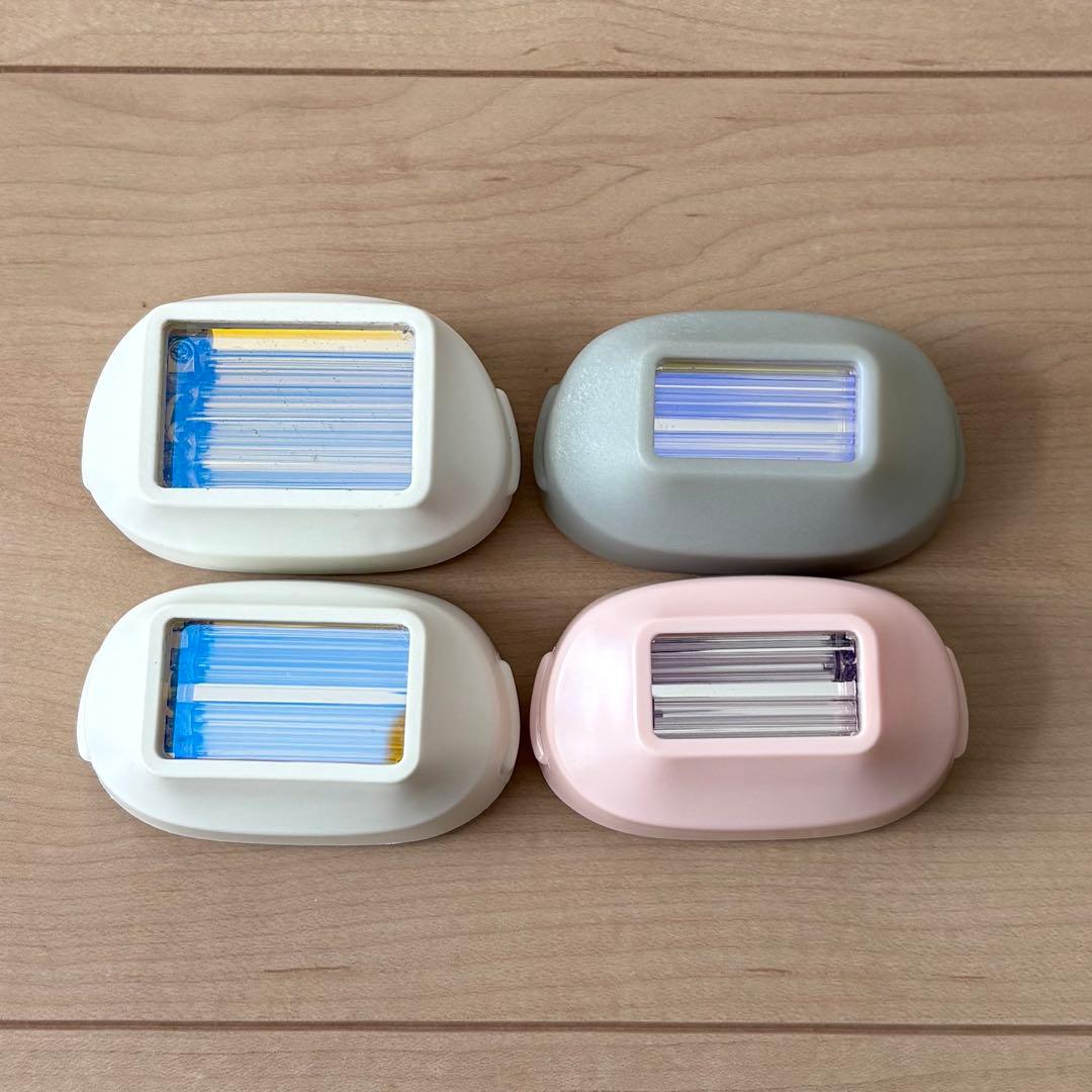 ケノン 脱毛器 Ver.6.2 眉毛脱毛器付 パールホワイト カートリッジ4個付