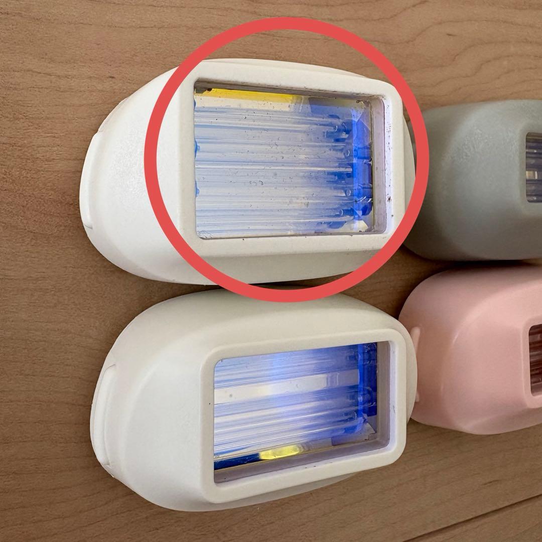 ケノン 脱毛器 Ver.6.2 眉毛脱毛器付 パールホワイト カートリッジ4個付