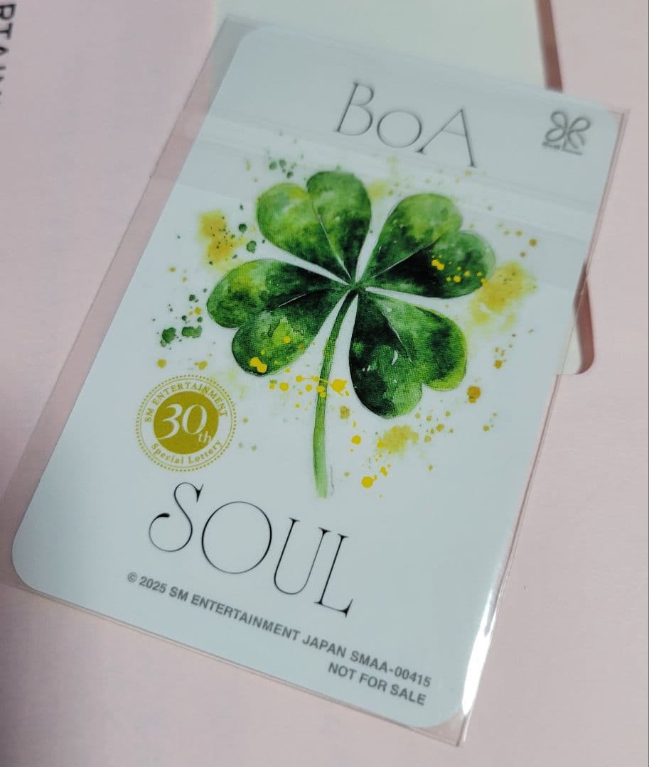 BoA トレーディングカード SM ENTERTAINMENT30周年