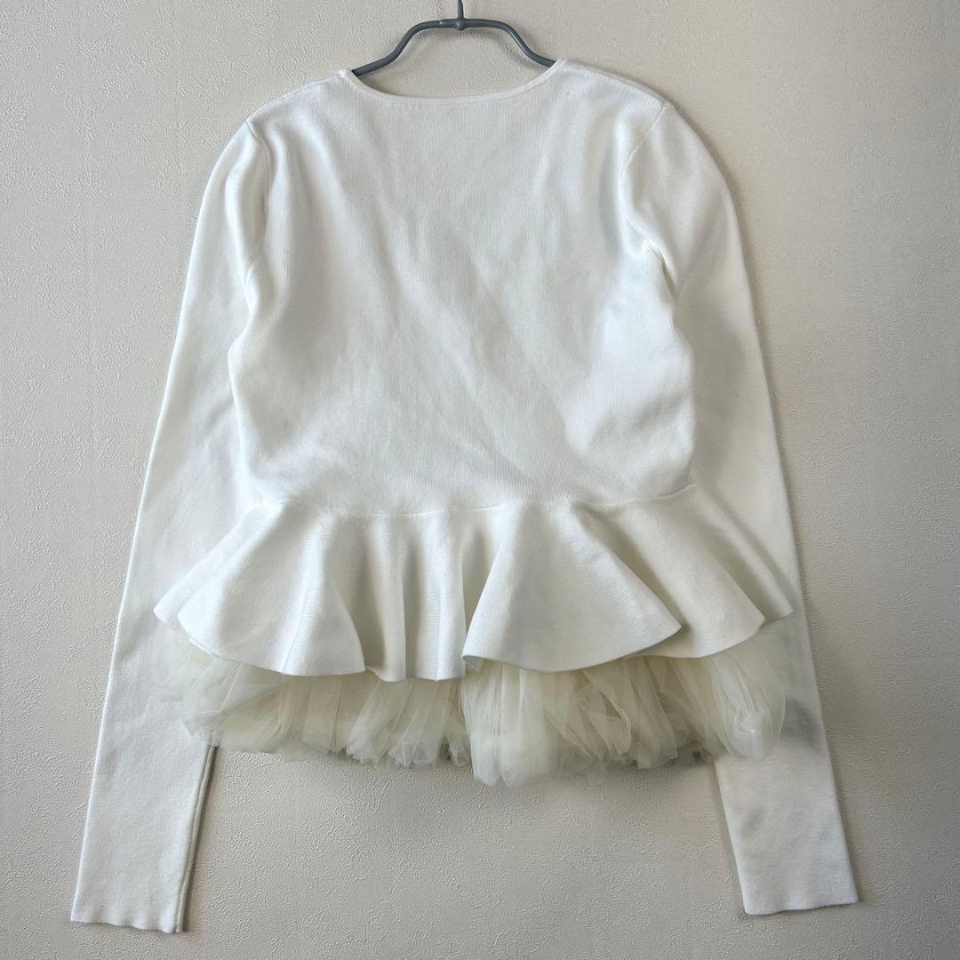 エイミーイストワール 美品 大人気 24AW バルーンヘムニットカーディガン