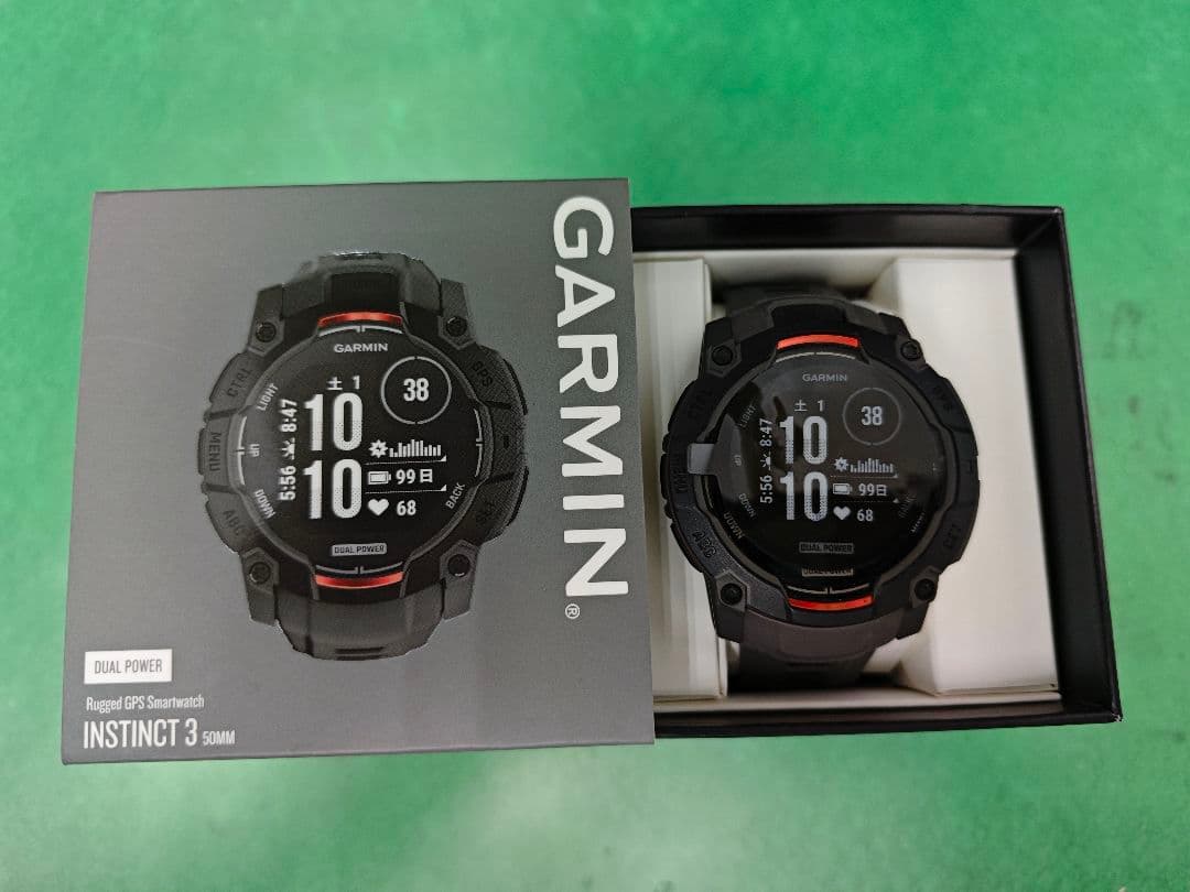 ガーミン(GARMIN) Instinct 3 Dual Power 50mm