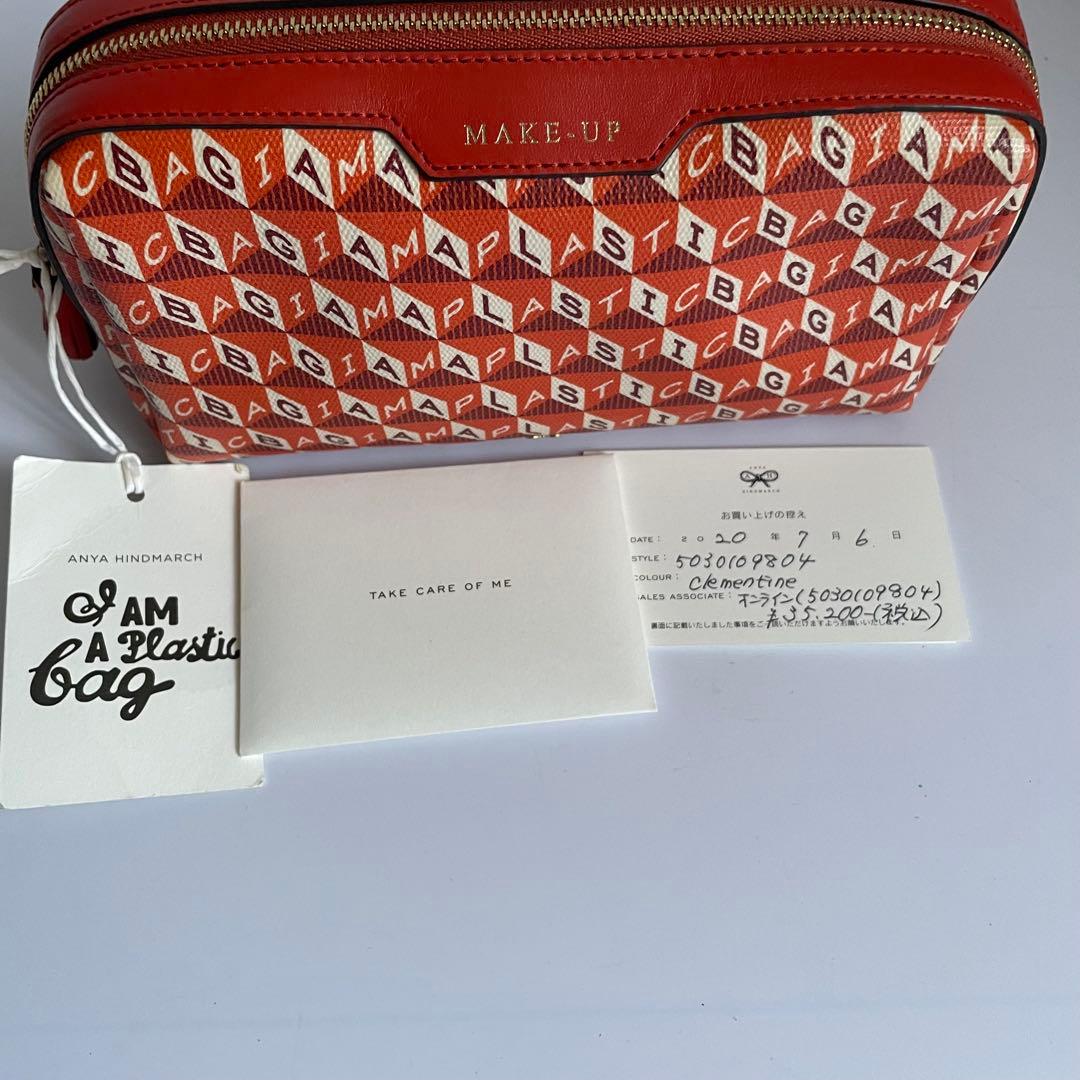 ✨️未使用保管品✨️ Anya Hindmarch 　ポーチ　プラスチックバッグ