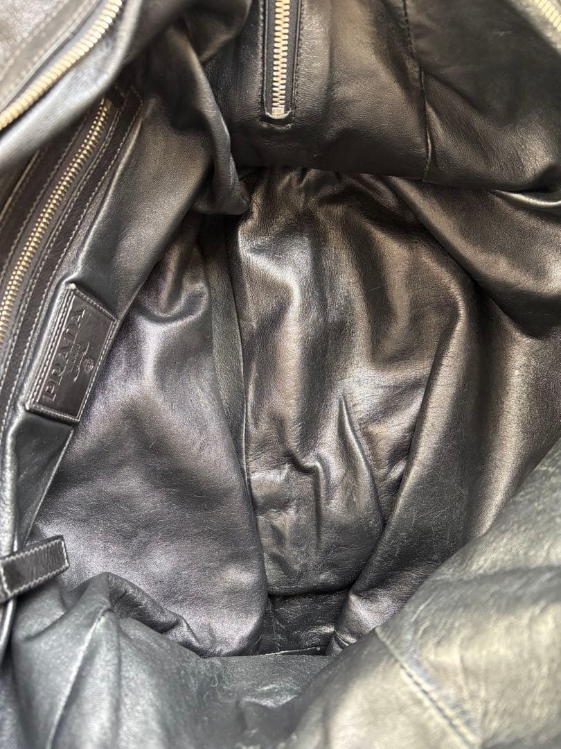 PRADA プラダ　レザートートバッグ　ボストンバック