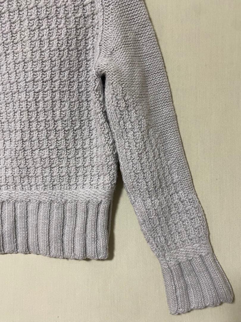 MONCLER GRENOBLE タートルネックニット　セーター　ロゴ付き　S