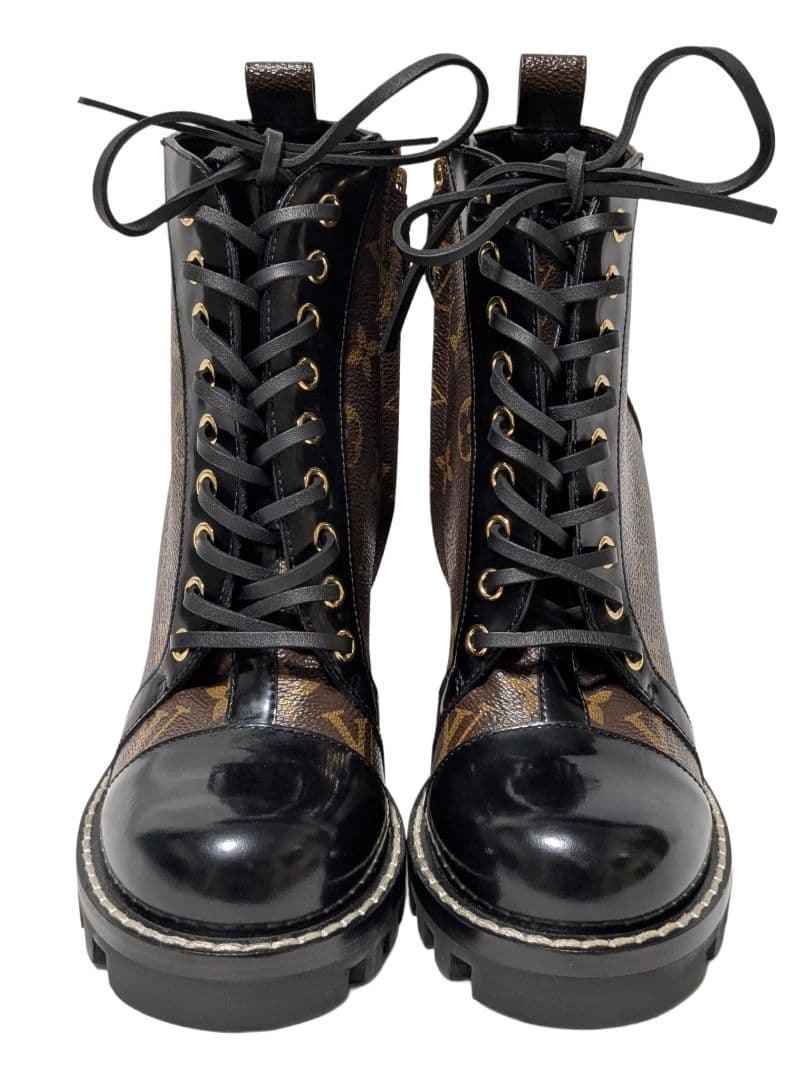 ✨極美品✨ルイヴィトン　アンクルブーツ スタートレイルライン モノグラム