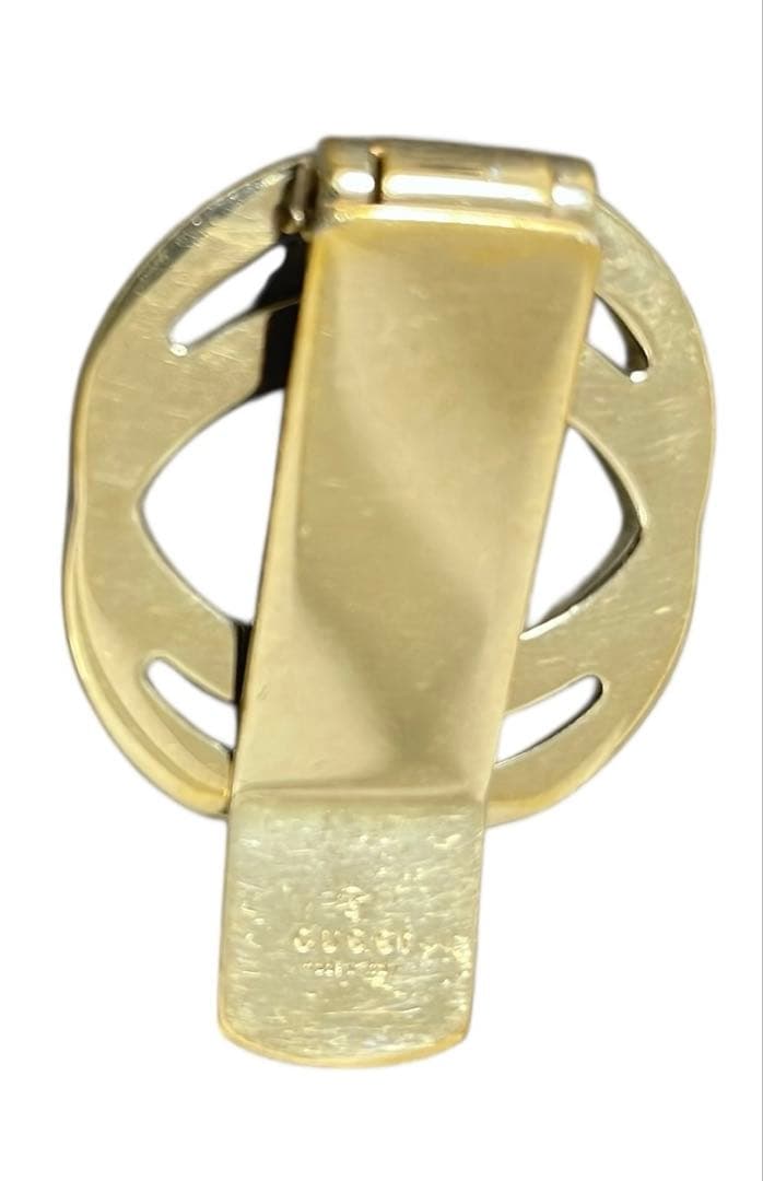 GUCCI ゴールド マネークリップ　マネー　グッチ　美品　クリップ　財布