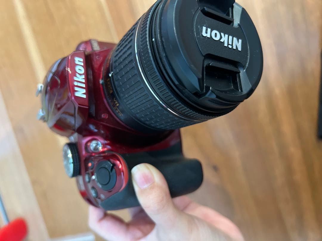 【送料込み】Nikon 一眼レフカメラ D3400 ダブルズームキット レッド