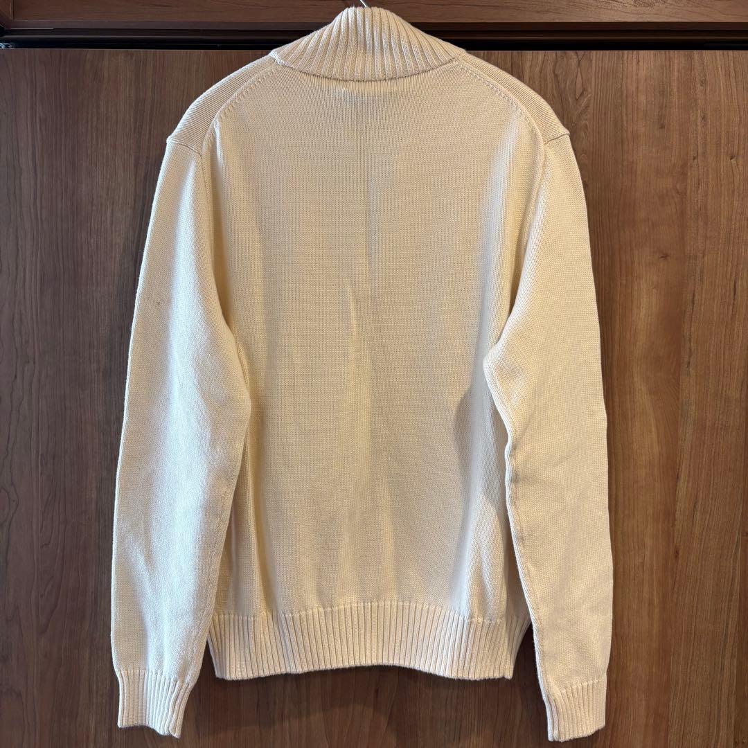 Polo Ralph Lauren ホワイト ジップアップセーター