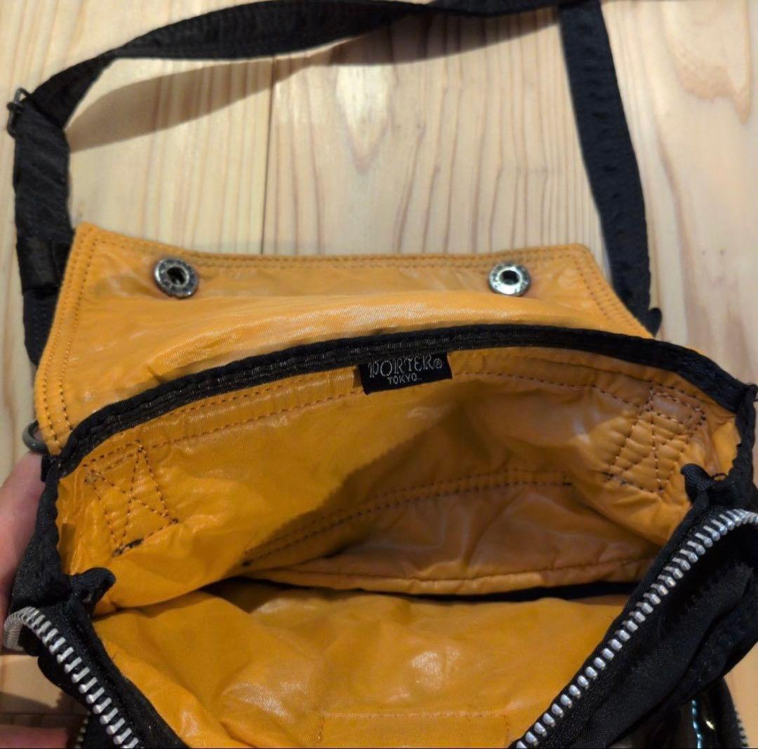 PORTER ポータータンカー ブラック ショルダーバッグ