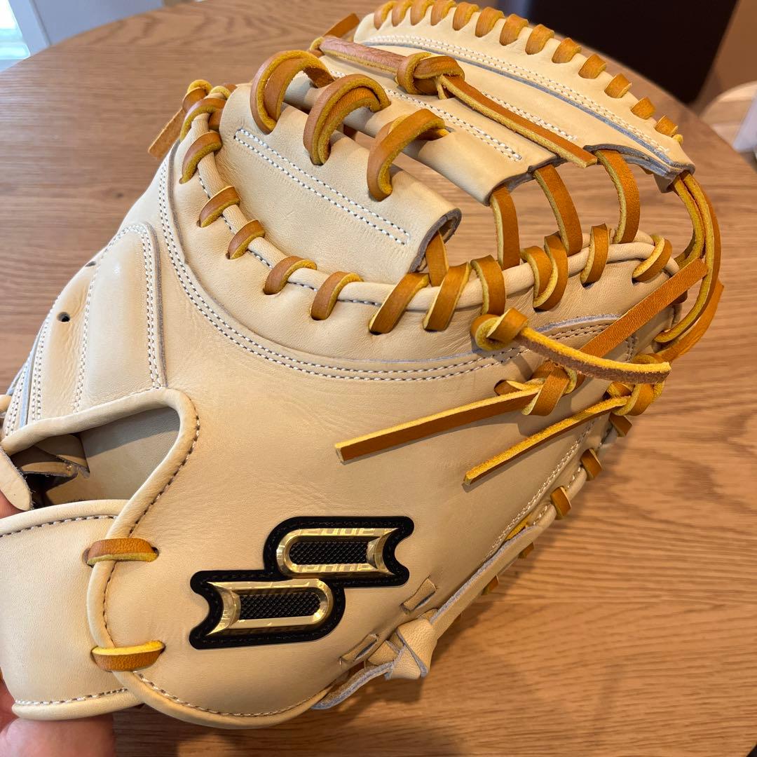 新品値下げ中硬式用 SSK キャッチャーミット キャメル