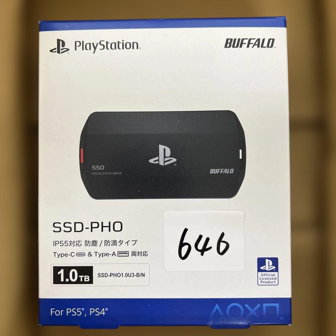 最後1点　646 未開封　バッファロー SSD 外付け 1TB