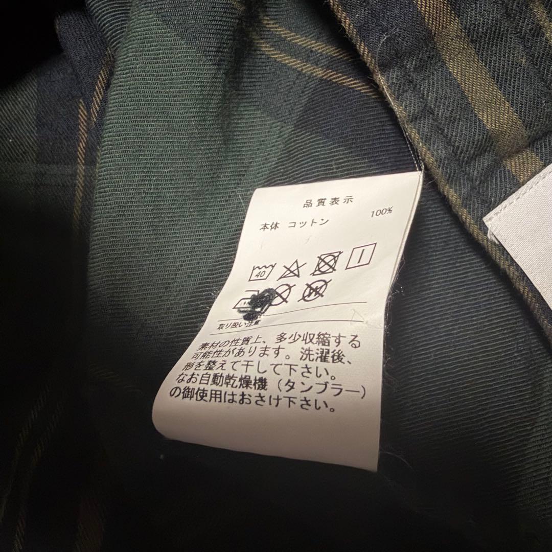 トップス DESCENDANT GORDIE PLAID L/S SHIRT 3 21AW