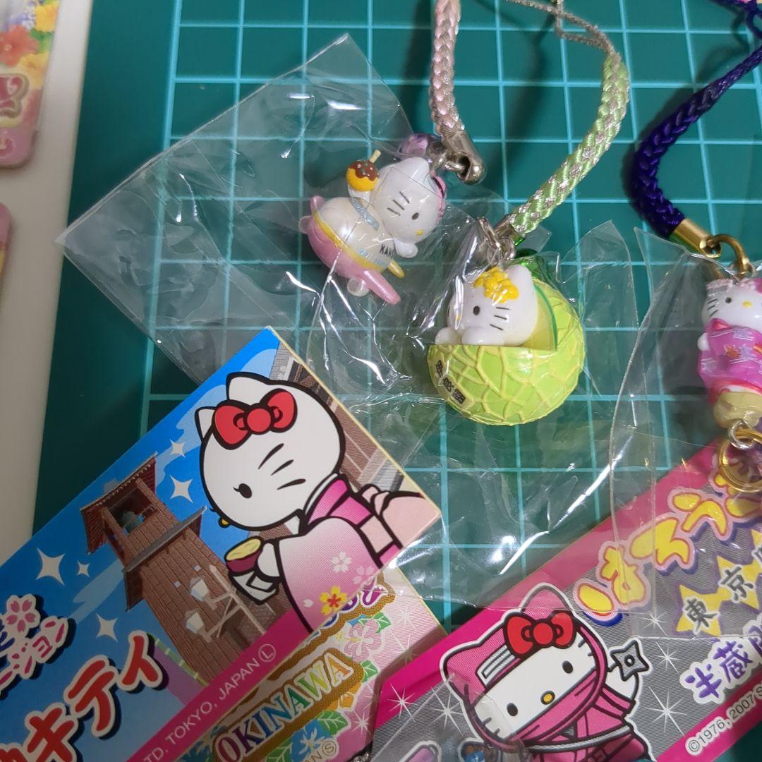 ハローキティ　ご当地根付けストラップ　まとめ売り/O